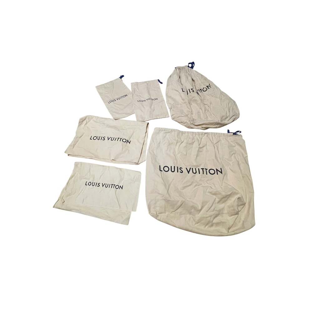 Louis Vuitton Dust Bag Set 6pc Assorted Sizes for Handbags Shoes Accessories